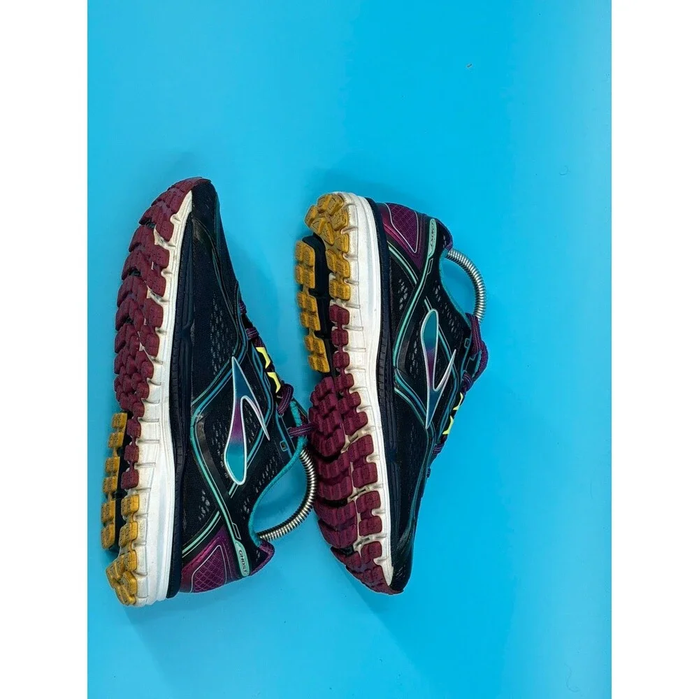 Brooks Ghost 8 Women’s 9 B Running Shoes Peacoat Purple Teal 1201931B431